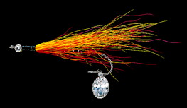 Hand Tied Fly Lure with Diamond