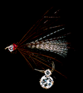 Hand Tied Fly Lure with Diamond