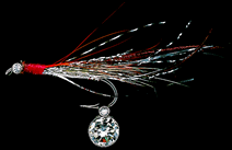 Hand Tied Fly Lure with Diamond