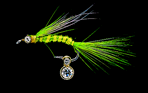 Hand Tied Fly Lure with Diamond